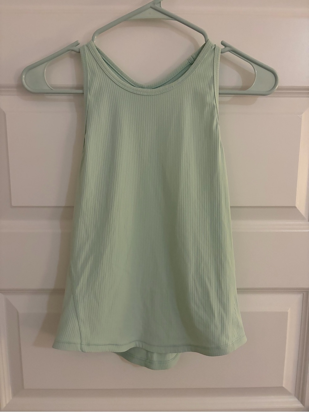 lululemon athletica Mint Green Ribbed Tank Top